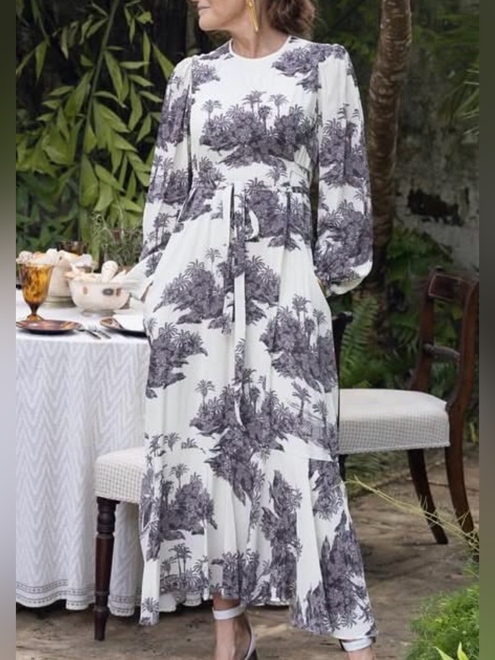 TUCKERNUCK X INDIA HICKS Toile Hibiscus Hill Dress